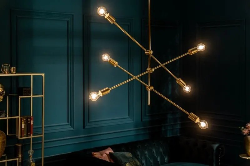 Lustra design miminalist Variation auriu