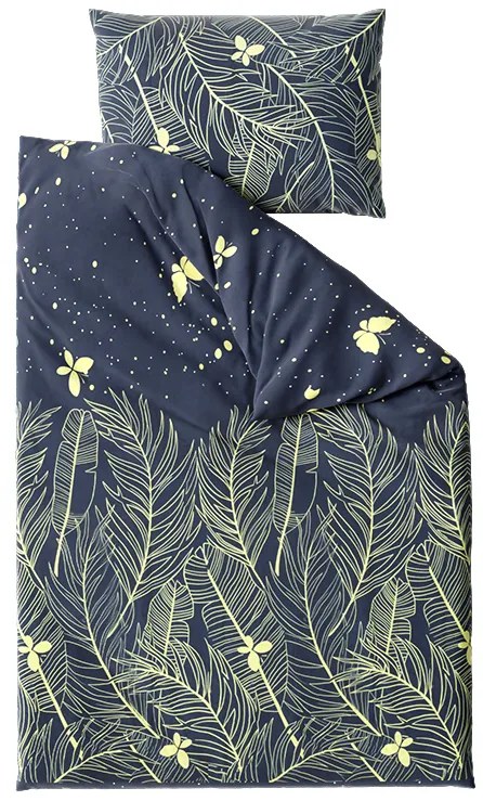 Lenjerie de pat bumbac VISATA negru, 100% bumbac Dimensiune lenjerie de pat: 70 x 90 cm | 140 x 200 cm