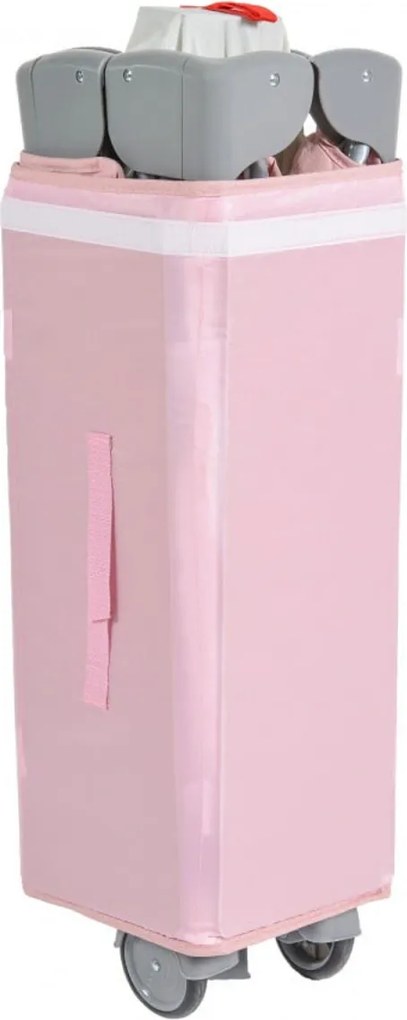 Patut pliant transformabil in tarc copii NOVOKIDS™ Indiana NEST, 62X125 cm, 2 Niveluri, Jucarie Carusel muzical, Fermoar acces lateral, Geanta bebe,