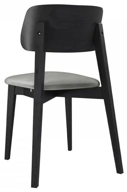 Scaun sufragerie KD 63 C (Negru + Gri închis) . Promo -17%. 1103439