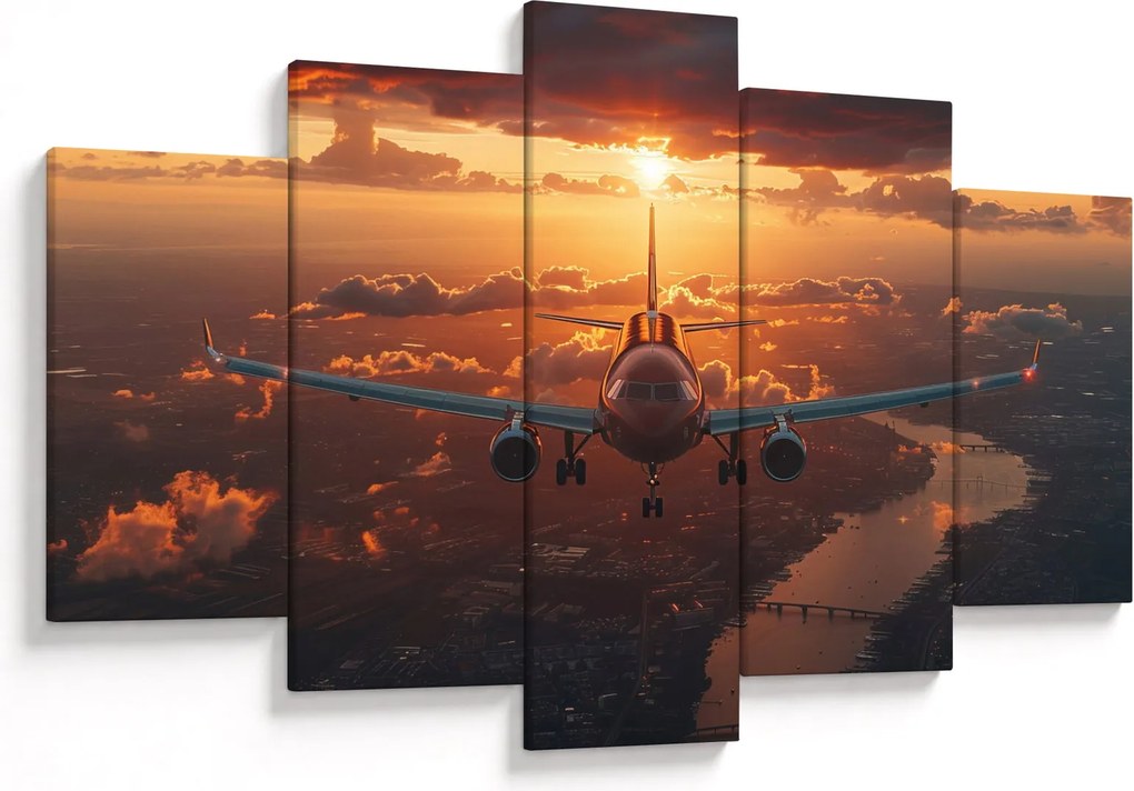 Tablou - Avion de transport (150x105 cm)