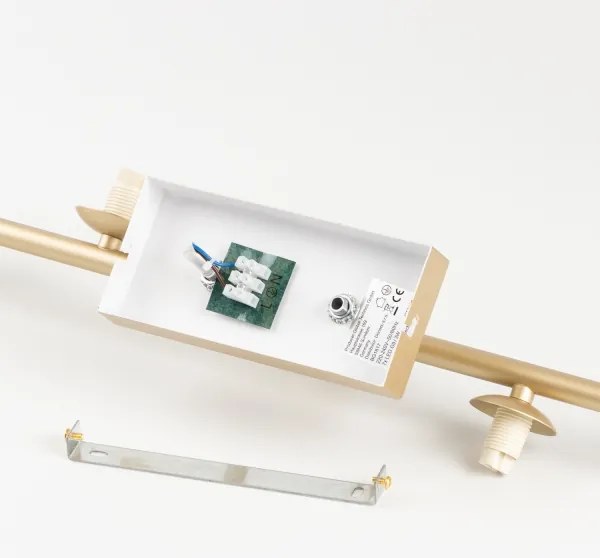 Lustră LED aplicată Brilagi MILLA 4xG9/3W/230V auriu