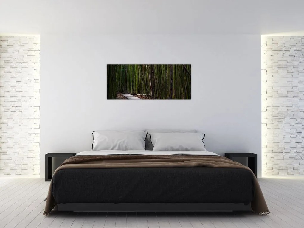 Tablou - Între bambus (120x50 cm)