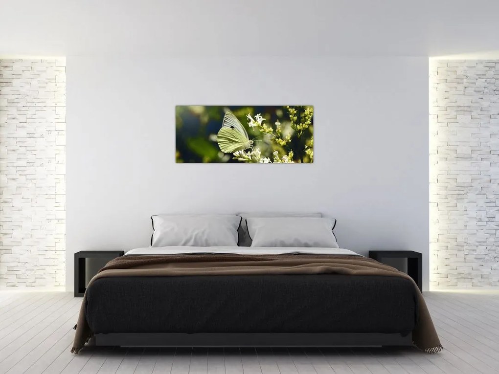 Tablou cu fluture (120x50 cm)