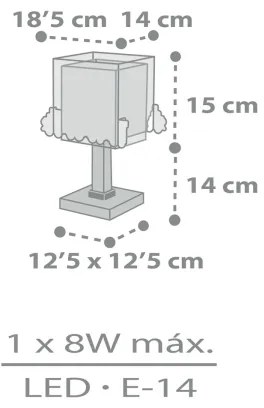 Dalber 63531N - Veioză LED pentru copii TRAIN 1xG4/4W/230V multicoloră