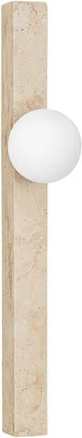 Aplica de perete LED decorativa din travertin OVEE