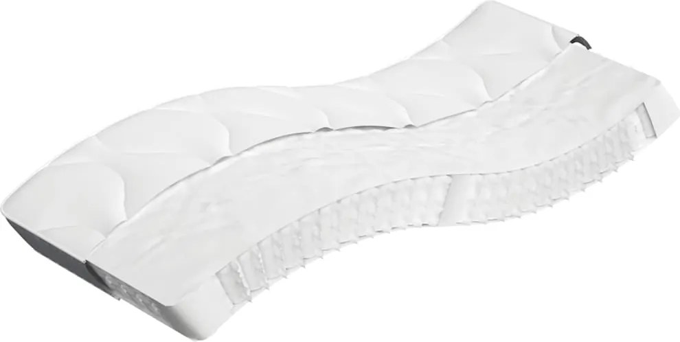 vidaXL Saltea cu arcuri buzunar, fermitate medie, 80x200 cm