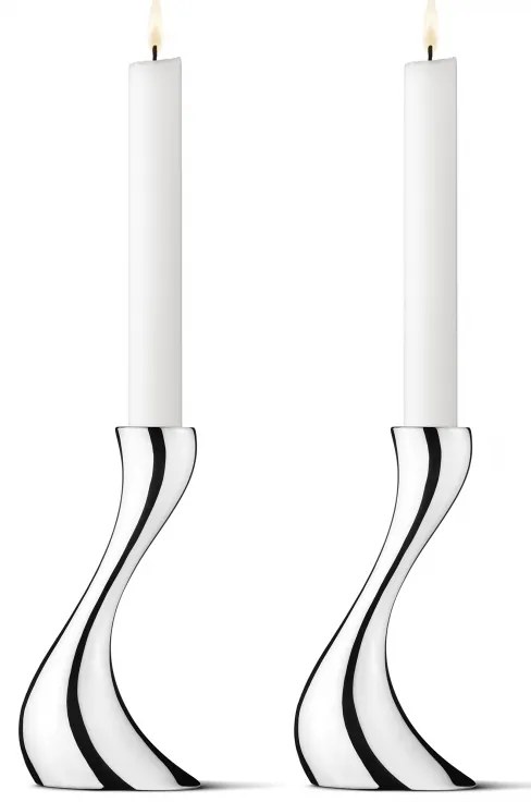 Sfeșnic Cobra mic, 2 buc - Georg Jensen