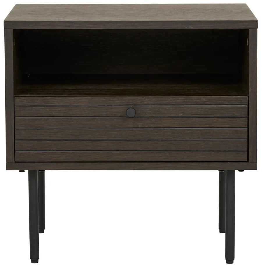 Măsuță auxiliară cu aspect de lemn de stejar Kyoto – House Nordic