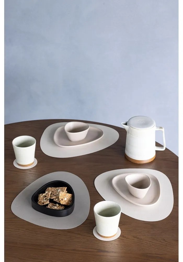 Cutie de depozitare maro din lemn, decorativă 26x23x3 cm Curve L – LIND DNA