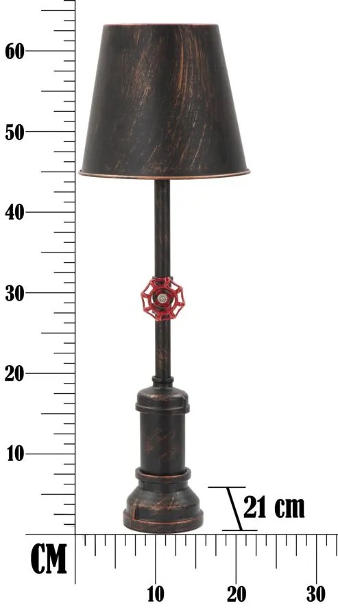 Mauro Ferretti Lampa De Masa Manhattan Simple Cm Ø 21X64