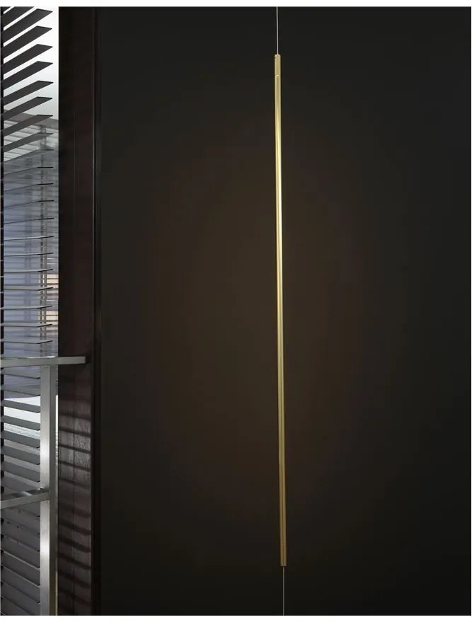 Lampa LED podea/tavan design modern deosebit ELETTRA auriu