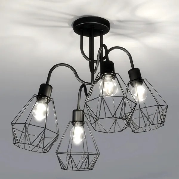 Lustră aplicată BERGEN 4xE27/60W/230V