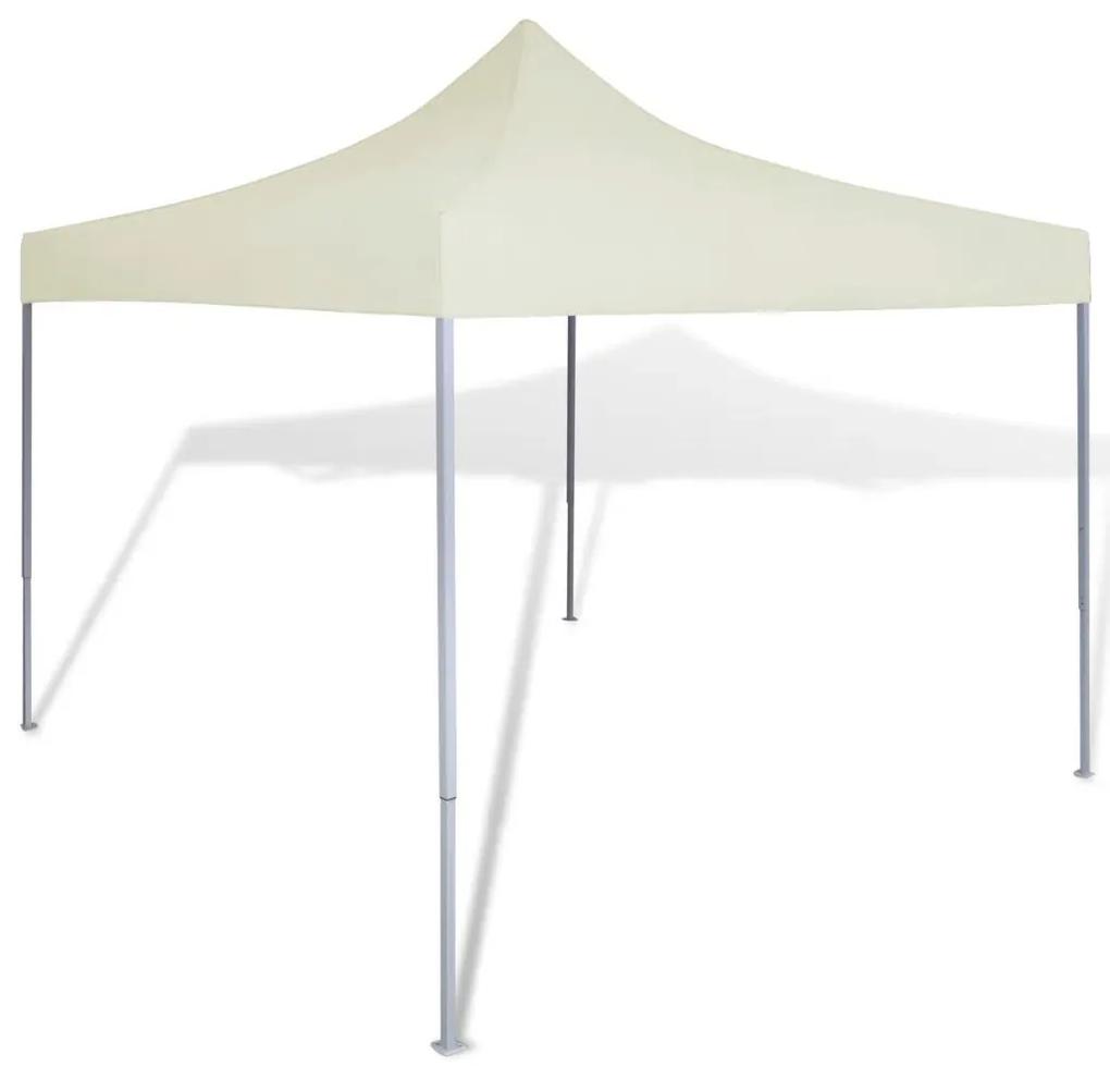 Cream foldable tent 3 x 3 m