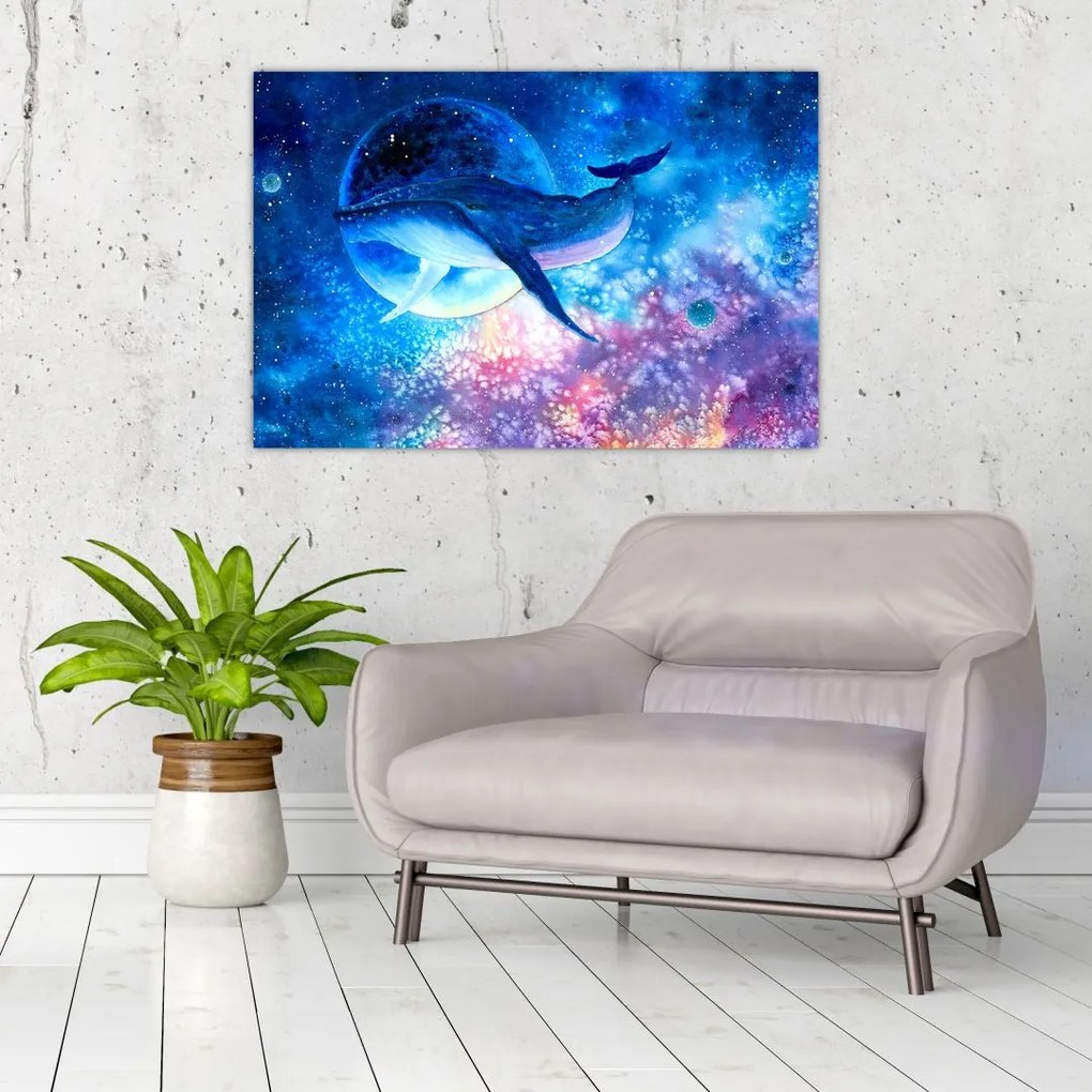 Tablou - Balena spațială (90x60 cm)