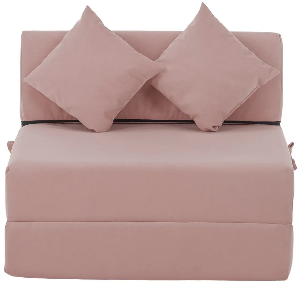 Scaun pliant/saltea PELOS, rozu