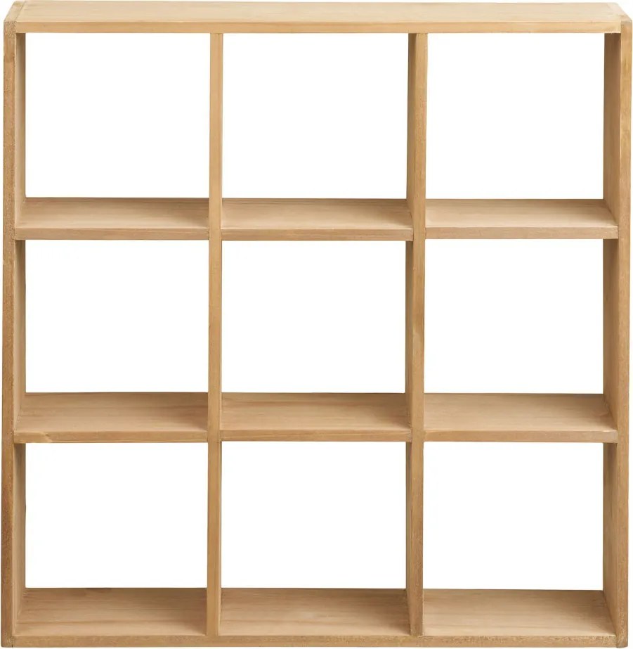 Raft de perete Moss, pin, natural, 46x10x46 cm