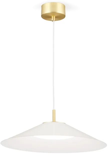 Lustra LED dimabila, Pendul metalic GOURMET White