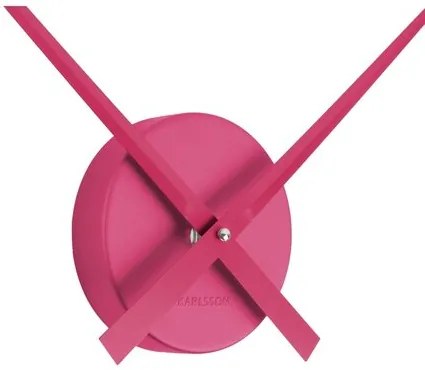 Karlsson 4348PI design ceas de perete roz, 48 cm diametru
