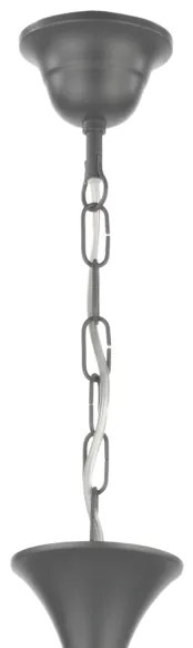 Lustră pe lanț ONLI SERENA 9xE14/6W/230V gri