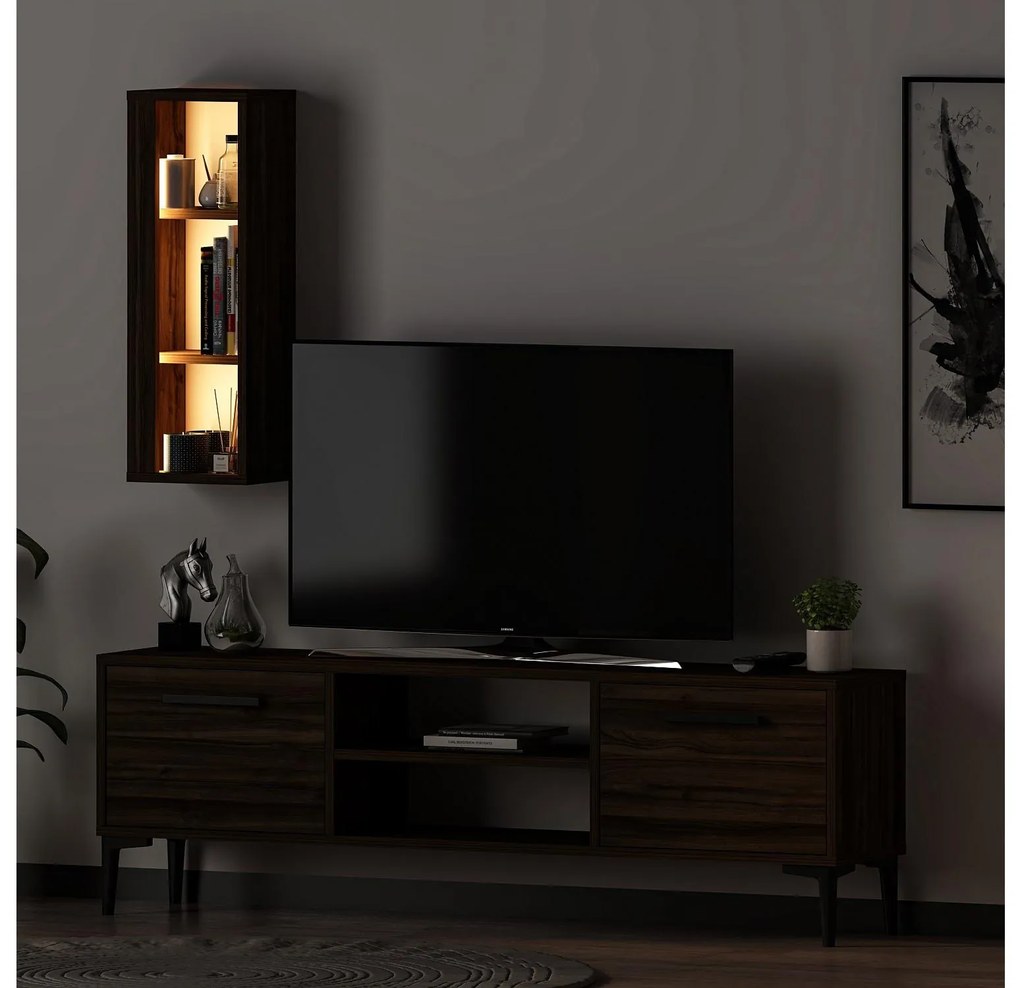 Mobilier living Kuvuni 1 (Nuc) (cu iluminare). 1095470
