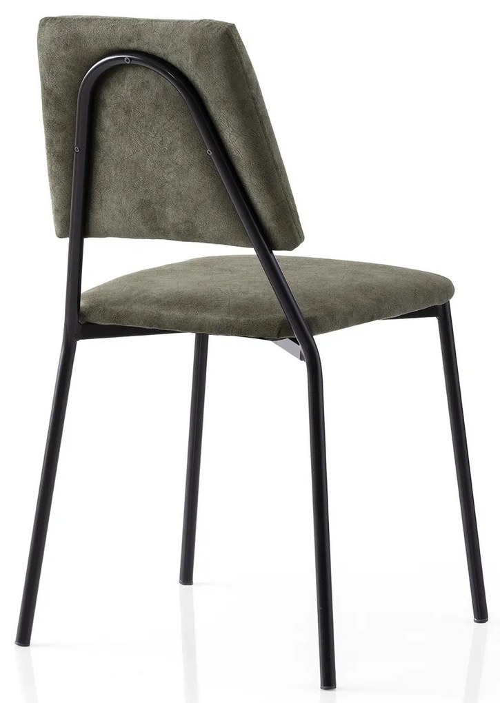 Set 2 buc. scaune bucătărie Limeta V2 (Negru + antracit). 1127579
