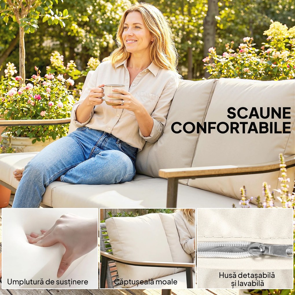 Outsunny Canapea pentru terasă | Aosom Romania