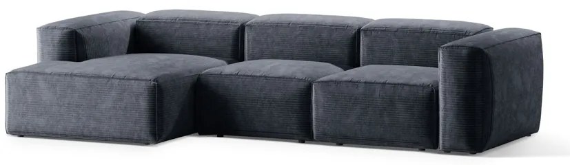 Coltar 3 locuri Bergamo velur reiat L304 cm