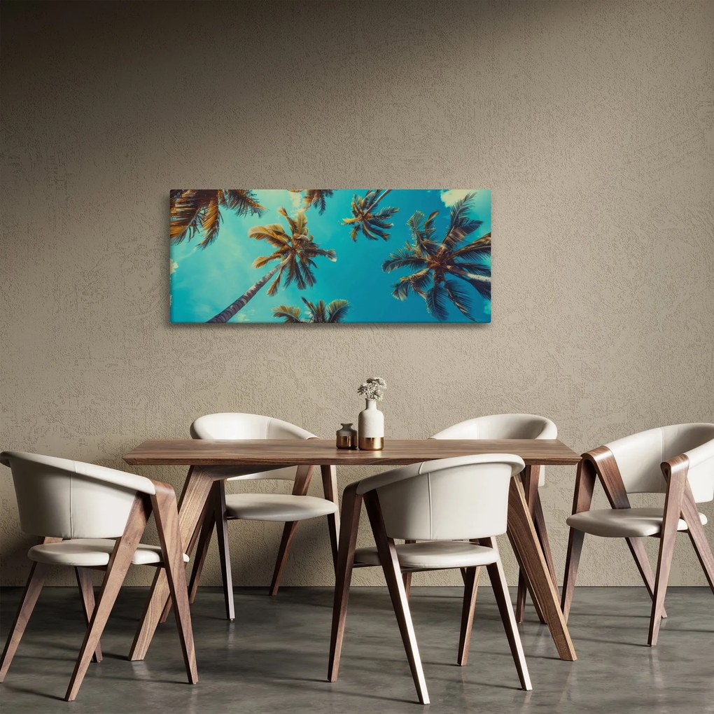 Tablou - Palmieri înalți (120x50 cm)