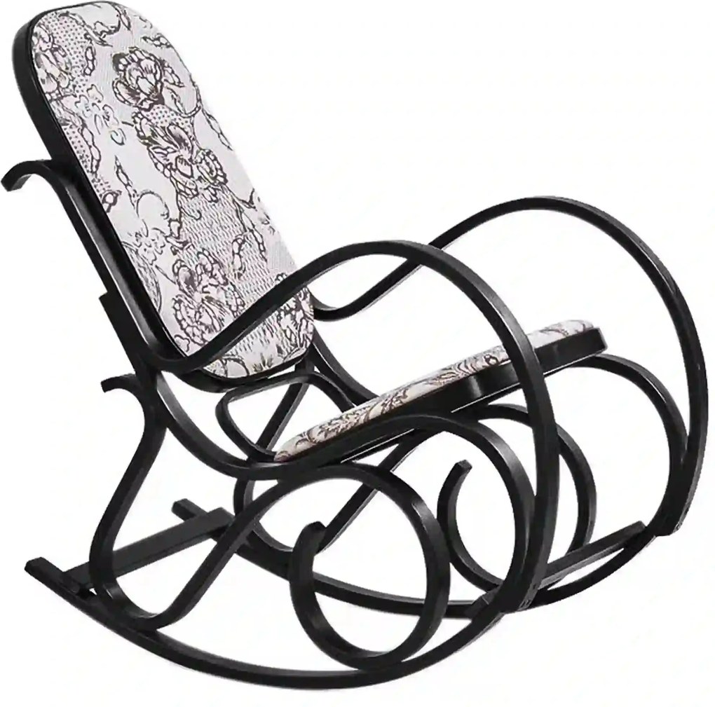 Balansoar MAX 2, wenge/multicolor, stofa/lemn indoit, 52x90x95 cm