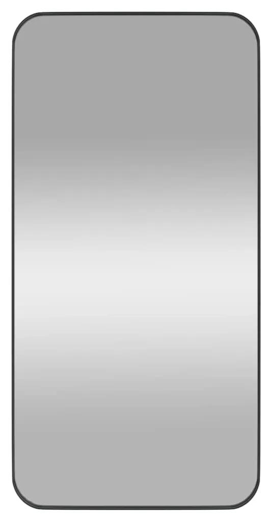 Oglinda de perete, negru, 40x80 cm, dreptunghiulara 1, Negru, 40 x 80 cm