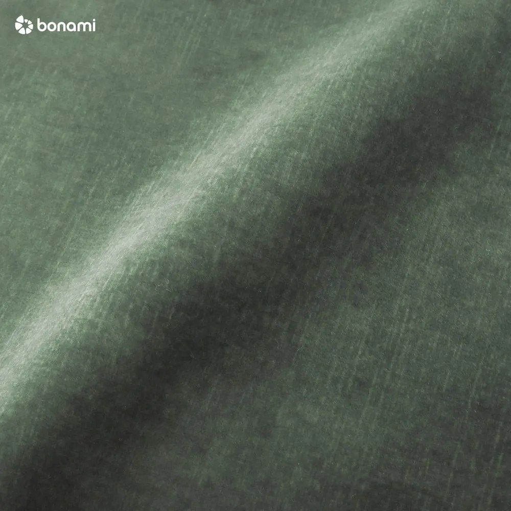Canapea verde/gri din catifea 220 cm Adagio - Scandic