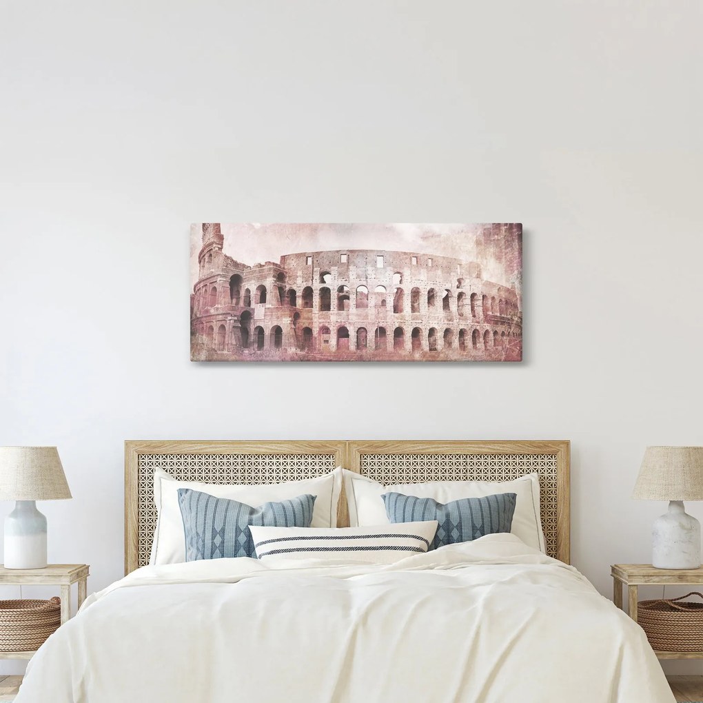 Tablou - Carte poștală de epocă a orașului N⁰2 (120x50 cm)