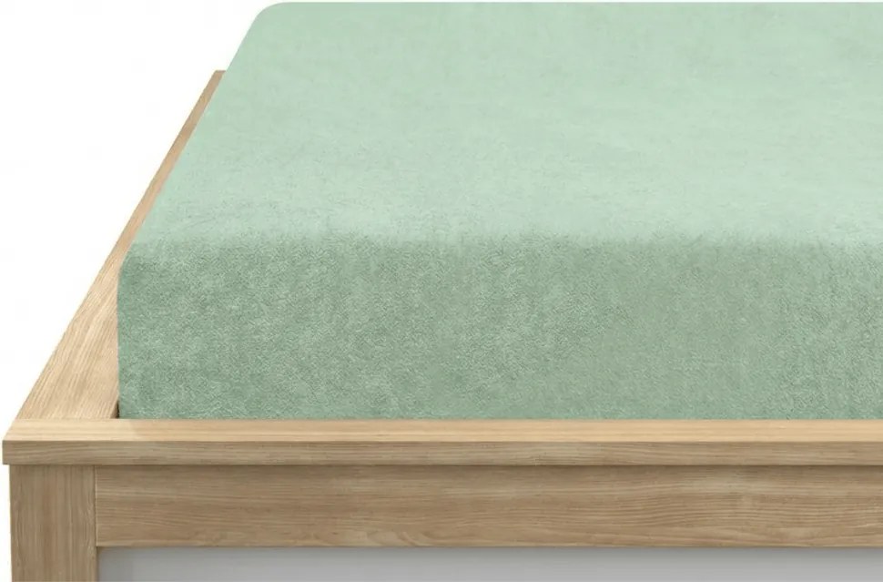 Cearsaf Frote EXCLUSIVE mentol deschis 90 x 200 cm