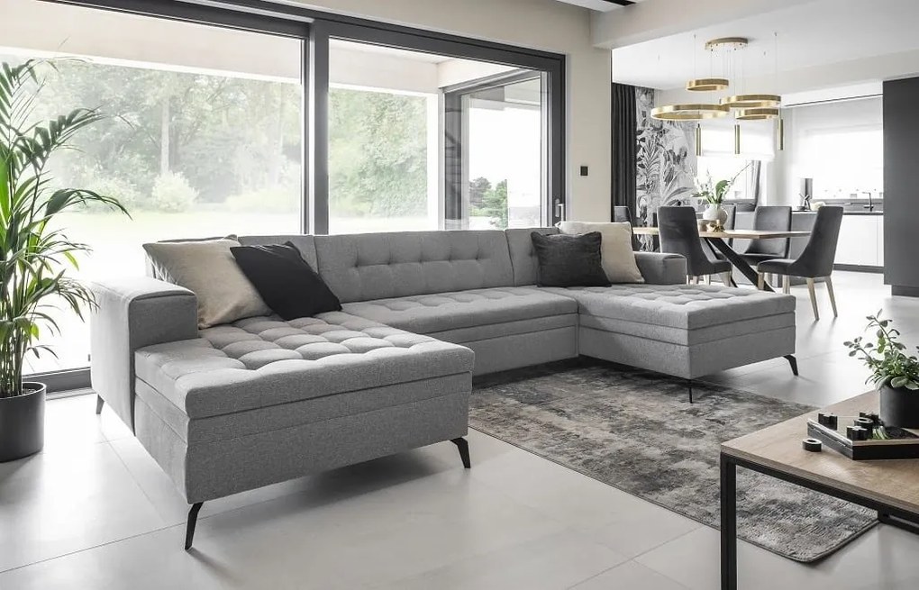 Coltar living extensibil Vertizo – L350 x l170 x h93 cm