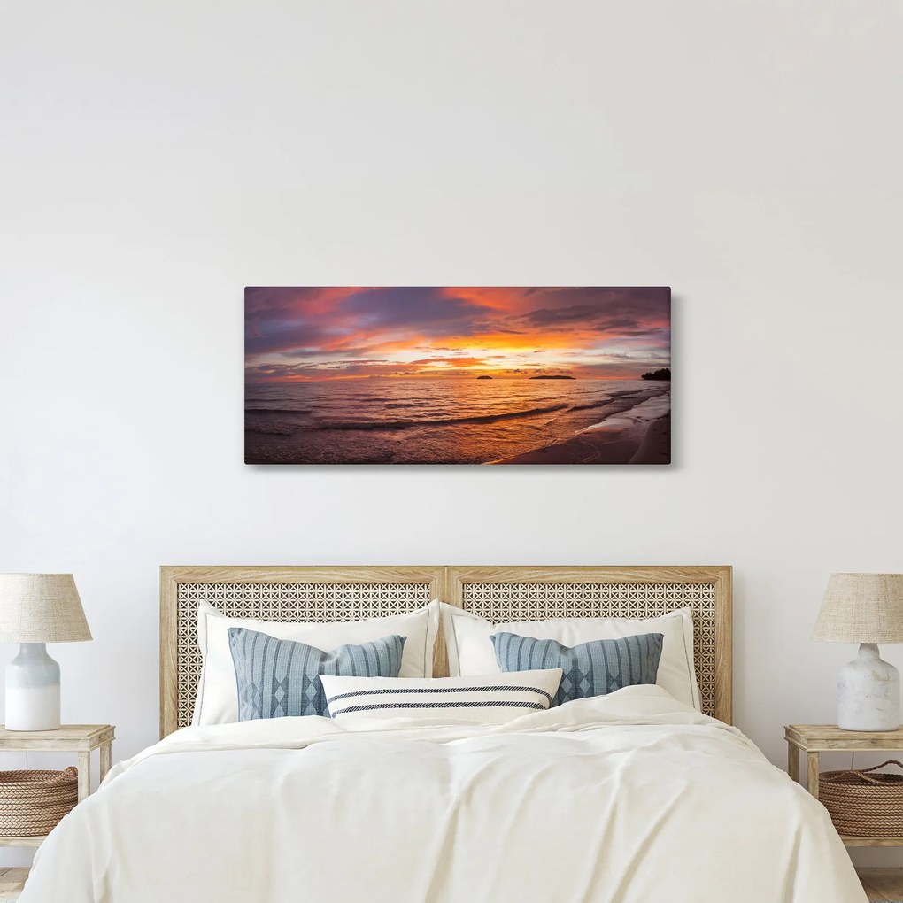 Tablou - Apus de soare (120x50 cm)