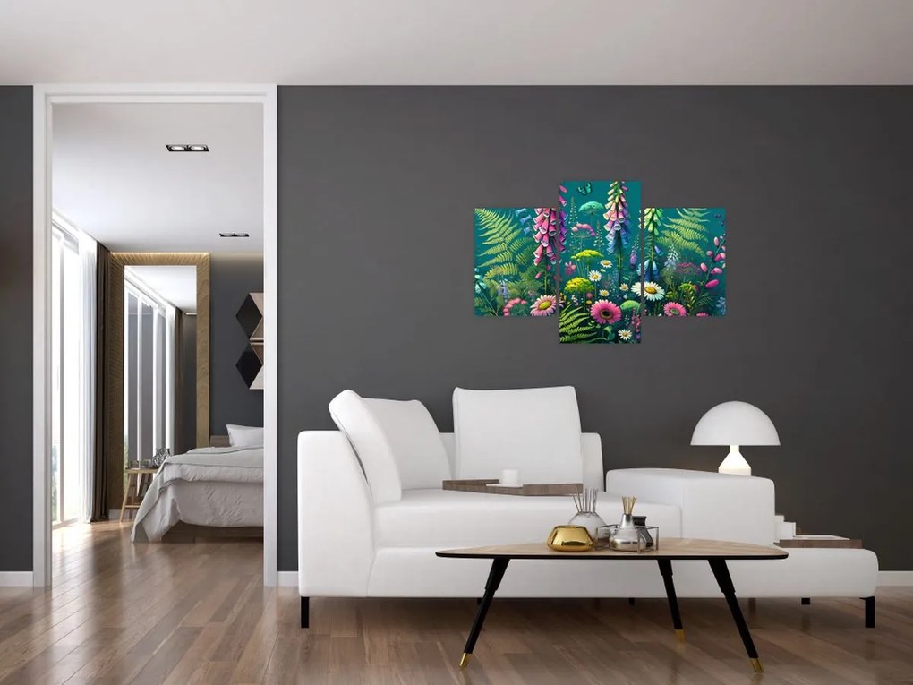 Tablou - Flori de câmp (90x60 cm)