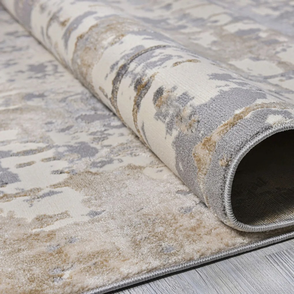 Covor, Notta 1100, 100x200 cm, Gri / Bej / Crem