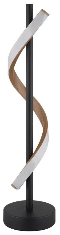Lampa LED aluminiu cu efect de lemn WATKINS