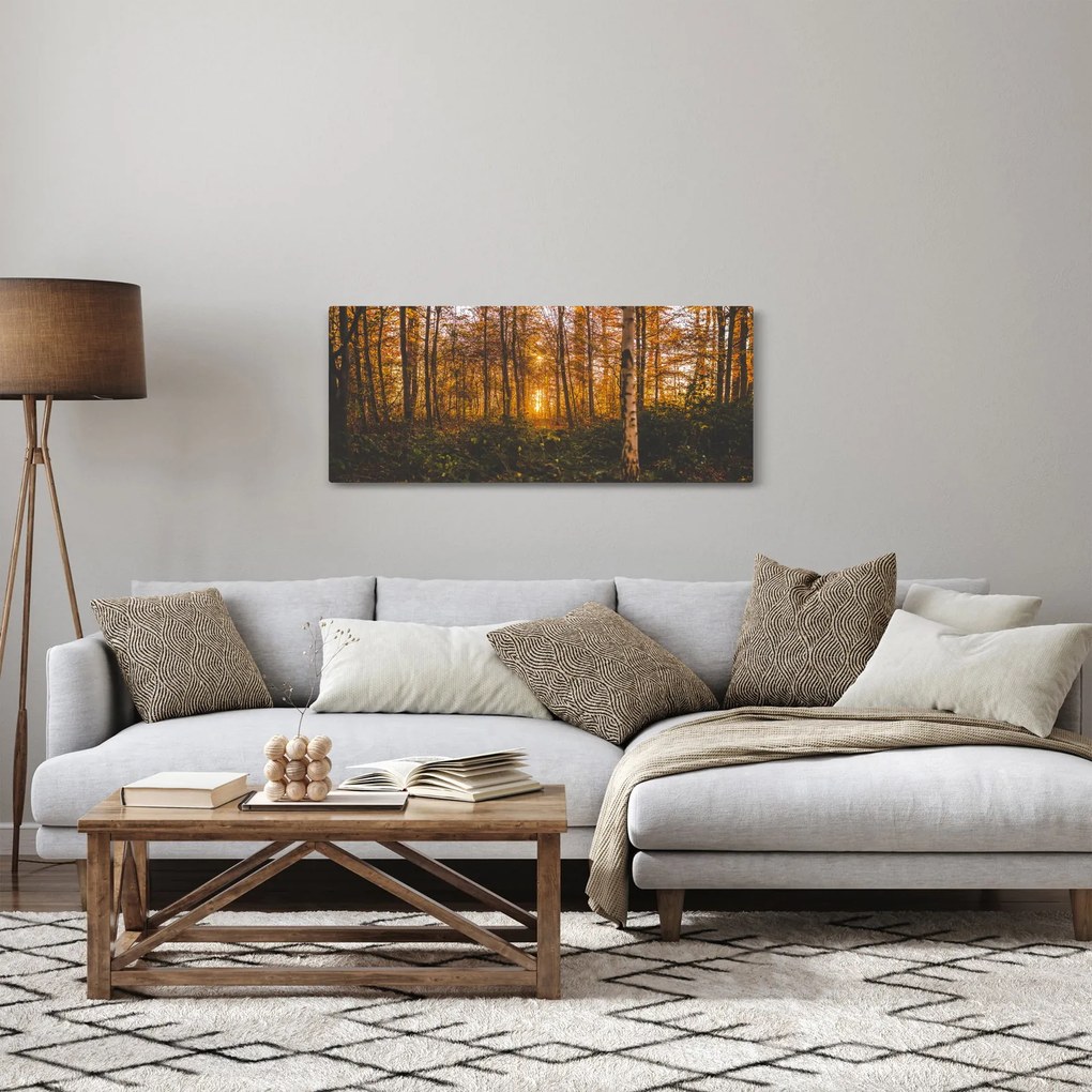 Tablou - Pădurea toamna (120x50 cm)