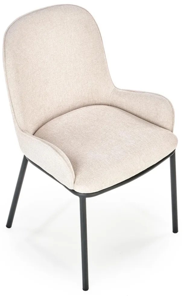 Scaun de bucaterie Bellamy, bej/negru