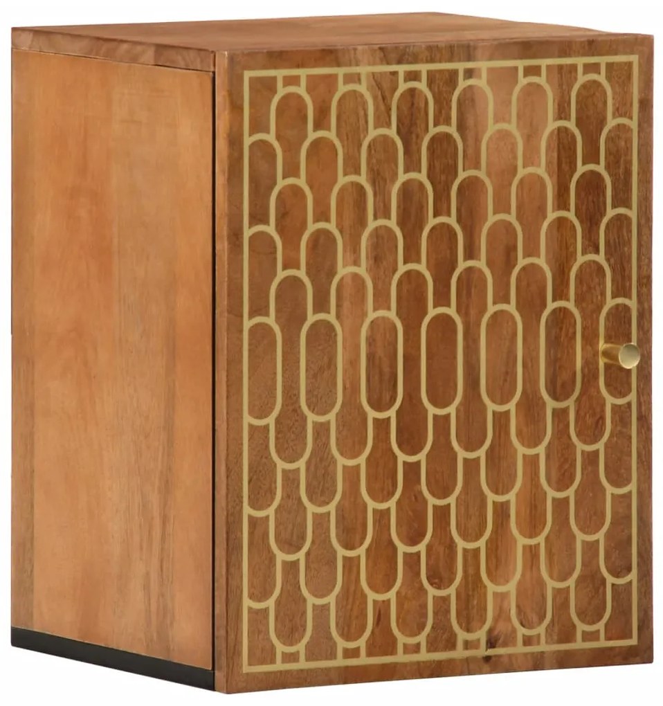 vidaXL Dulap de perete de baie, 38x33x48 cm, lemn masiv de mango