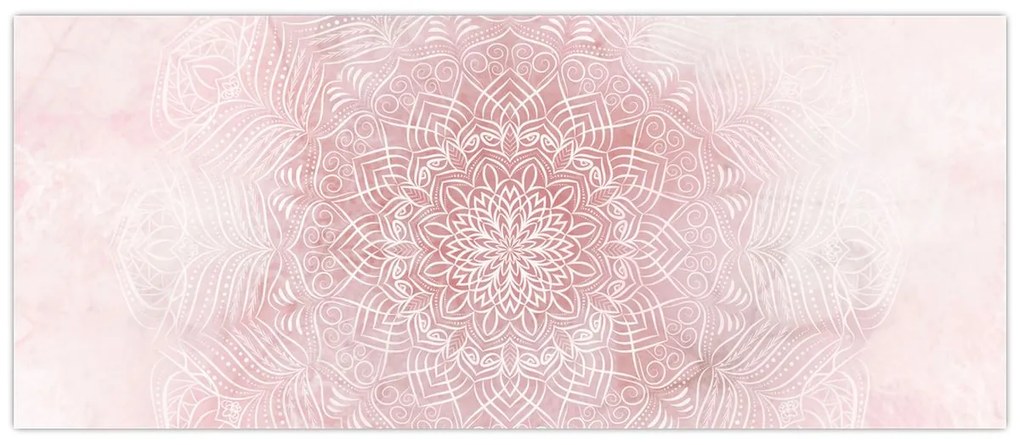Tablou - Mandala roz (120x50 cm)