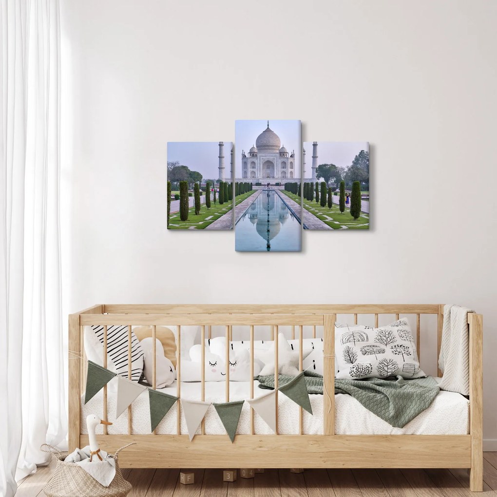 Tablou - Taj Mahal în răsăsrit de soare (90x60 cm)