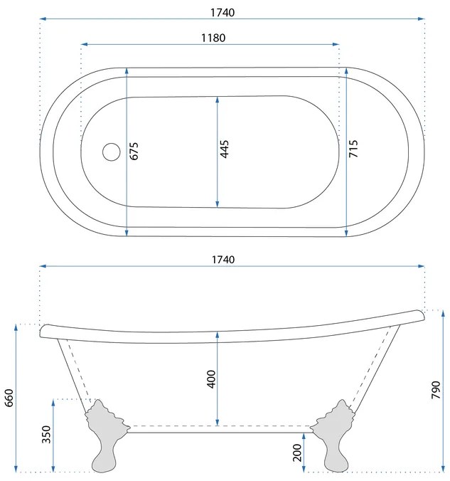 Cada de podea Rea Sparta 175