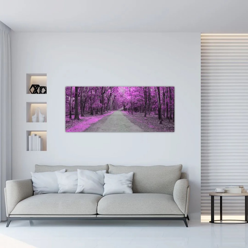 Tablou - drum prin parc (120x50 cm)
