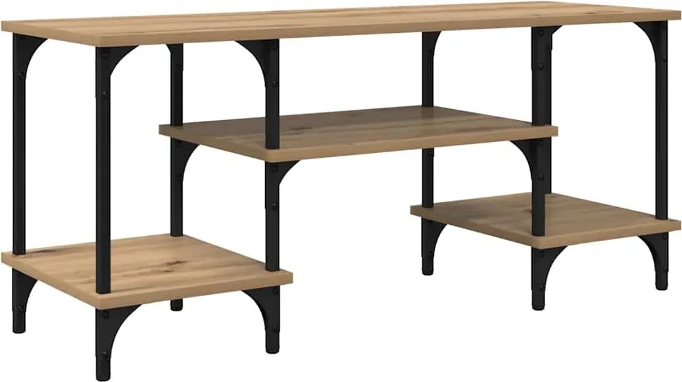 vidaXL Cabinet TV Stejar Artizanal 102 x 35 x 45,5 cm