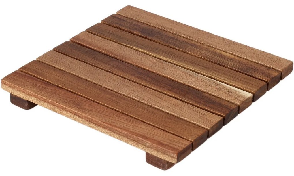 Suport pentru pahare Excellent Houseware din lemnde acacia 18 x 18 x 2 cm