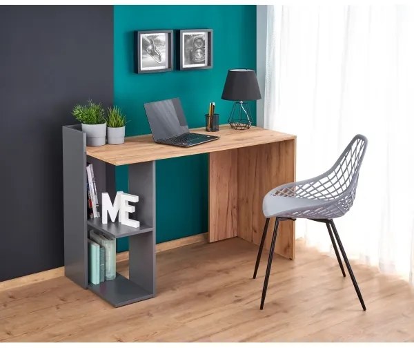 Birou COZYRA, stejar Wotan/antracit