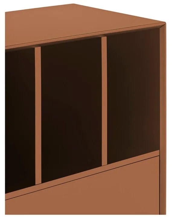 Comodă cărămizie 166x98x45 cm Platt – Teulat